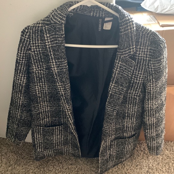 Trendy plaid blazer - Picture 1 of 2